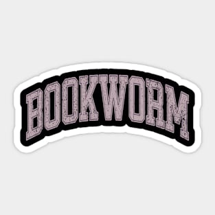 Bookworm Book Lover 3 Sticker